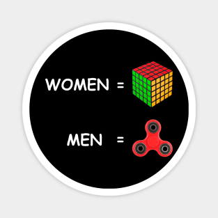 Women and Men differences funny Magnet